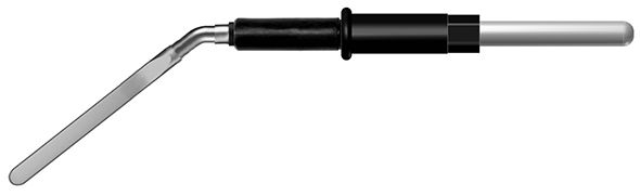 ЕМ124-2,4 Электрод-нож изогнутый, сечение 2 х 0,5 мм; 2,4 мм